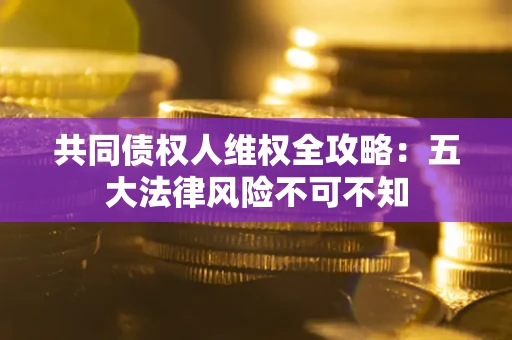 北京共同债权人维权全攻略：五大法律风险不可不知