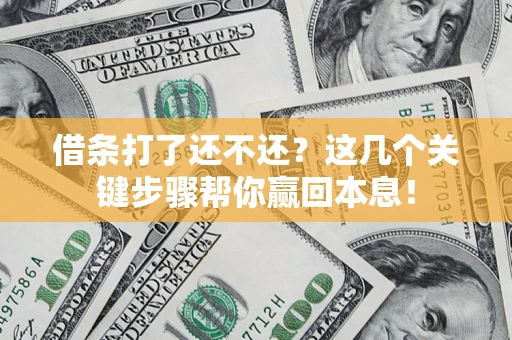 北京借条打了还不还？这几个关键步骤帮你赢回本息！