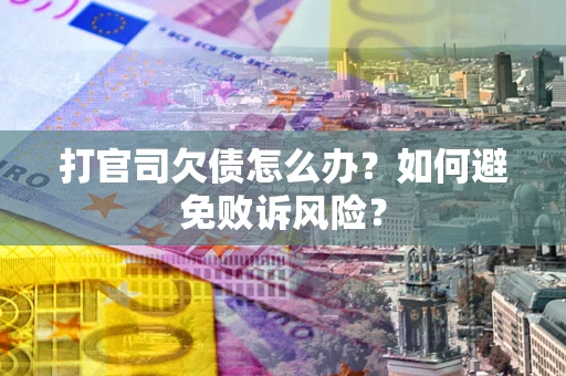 北京打官司欠债怎么办？如何避免败诉风险？