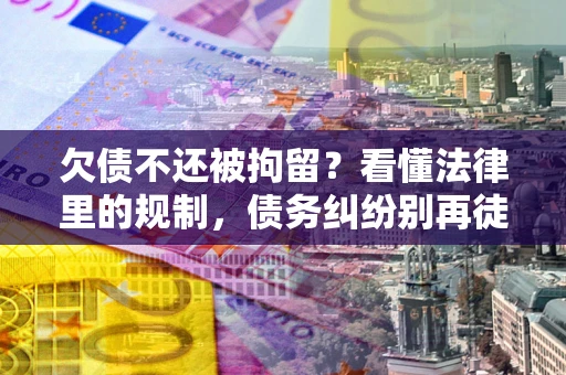 北京欠债不还被拘留？看懂法律里的规制，债务纠纷别再徒劳奔波