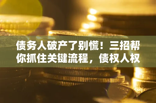 北京债务人破产了别慌！三招帮你抓住关键流程，债权人权益不再缩水