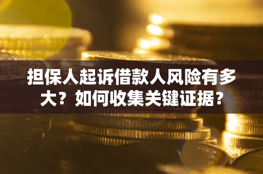 北京担保人起诉借款人风险有多大？如何收集关键证据？