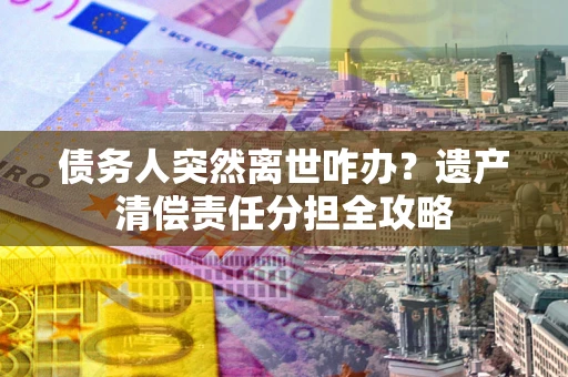 北京债务人突然离世咋办？遗产清偿责任分担全攻略
