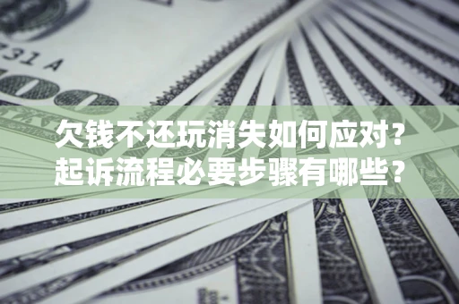 北京欠钱不还玩消失如何应对？起诉流程必要步骤有哪些？